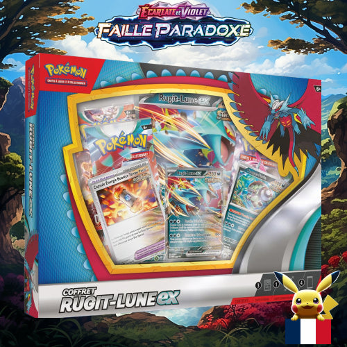 CARTE POKEMON RUGIT-LUNE EX 124/182 EV04 Faille Paradoxe Neuf FR EUR 5 CARTE POKEMON RUGIT-LUNE EX 124/182 EV04 Faille Paradoxe Neuf FR EUR 5