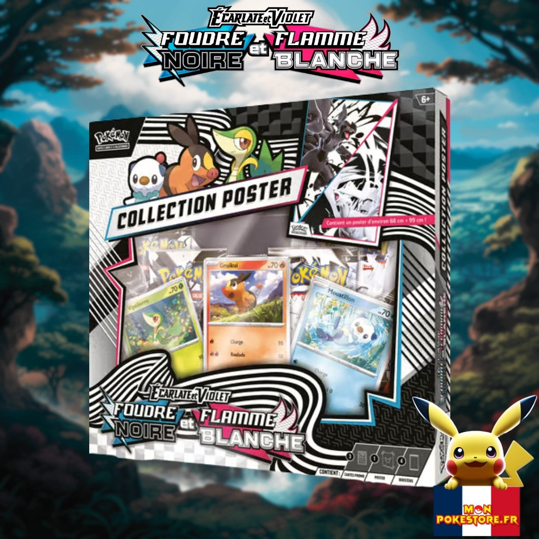 POKEMON Coffret Poster EV10 .5 Flamme Blanche et Foudre Noire side2
