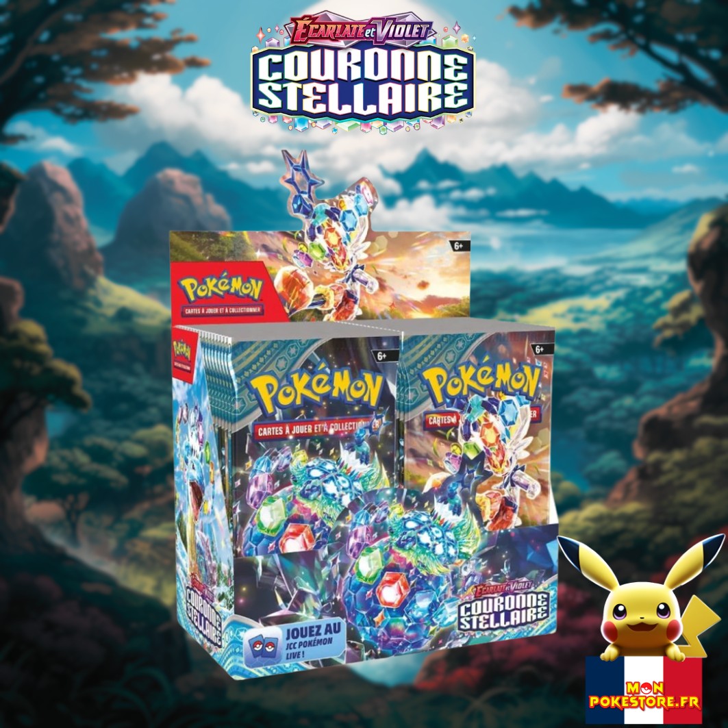 POKEMON - Pack - Display+Portfolio EV07 - Couronne Stellaire