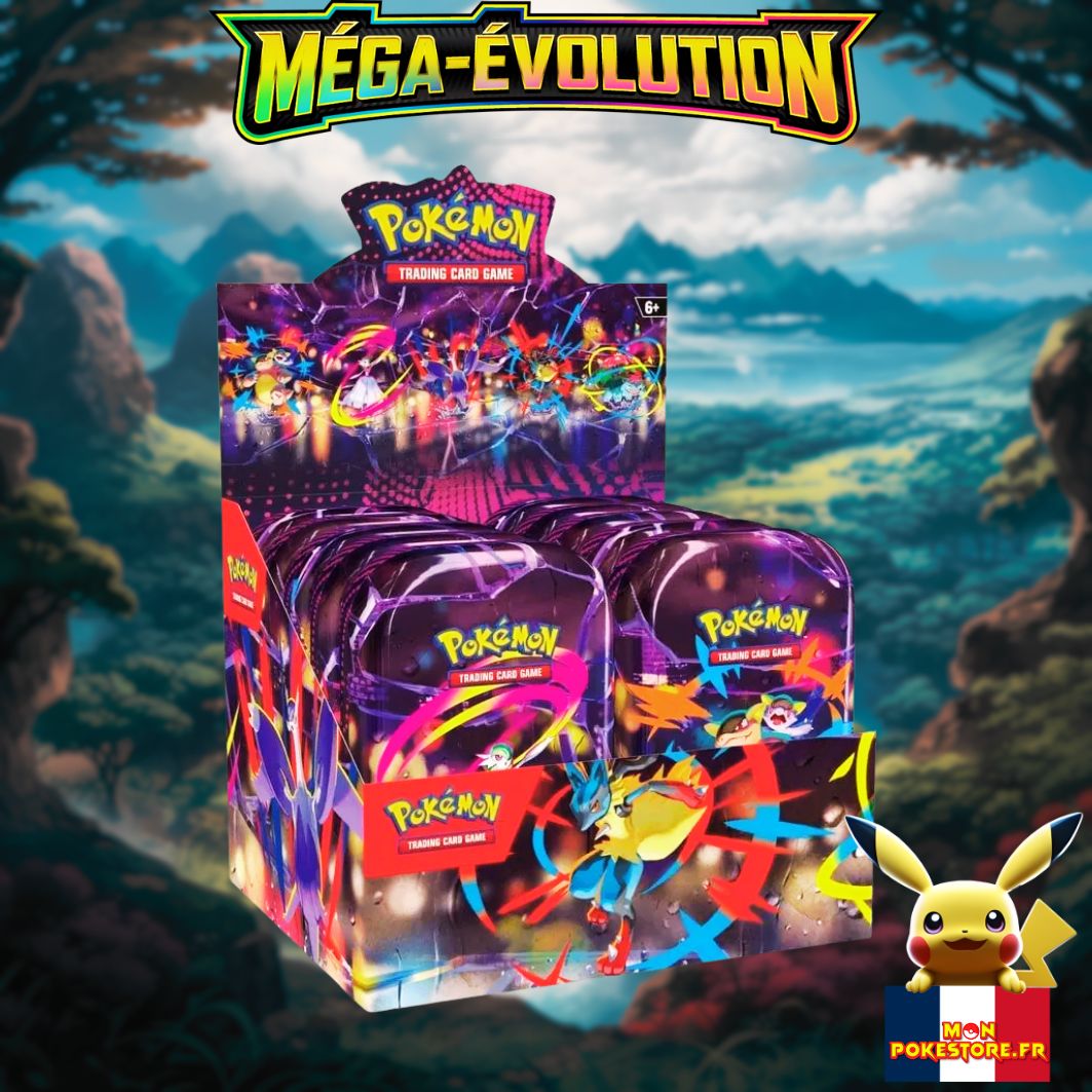 POKEMON EV11 Mega Evolution MiniTin display