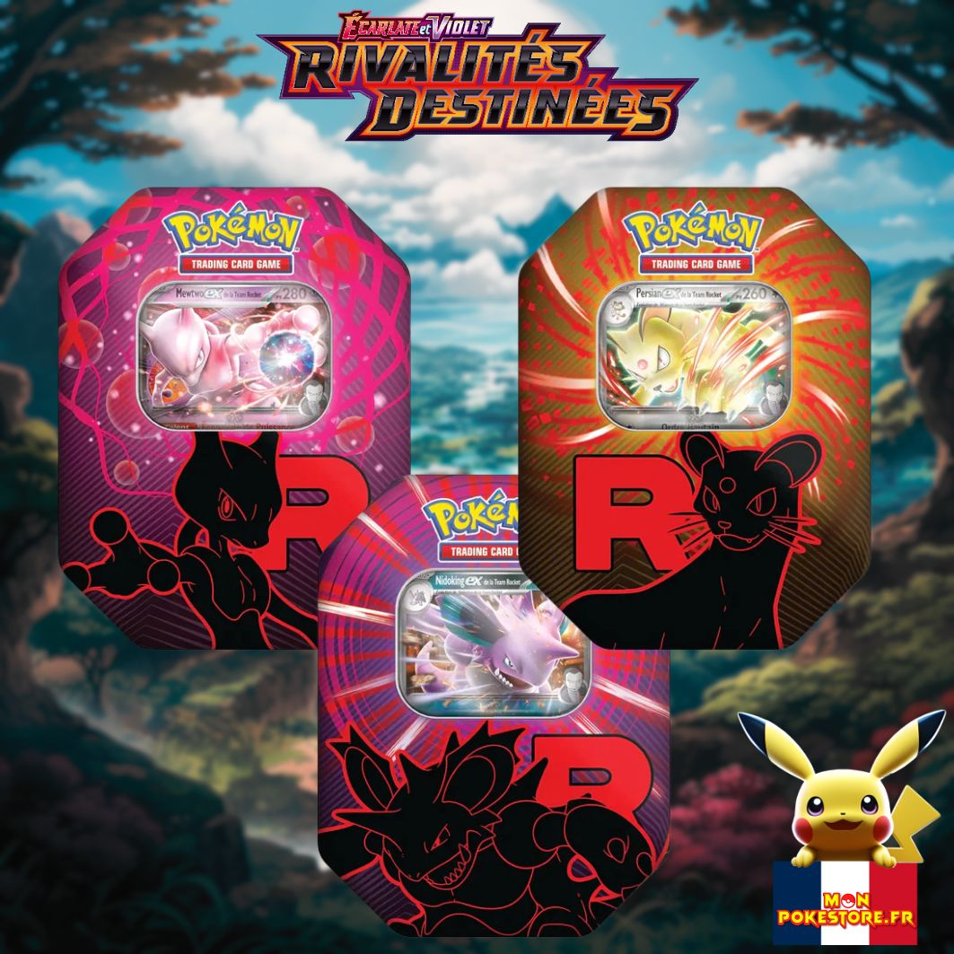POKEMON - 3x Pokebox Art-set Team Rocket
