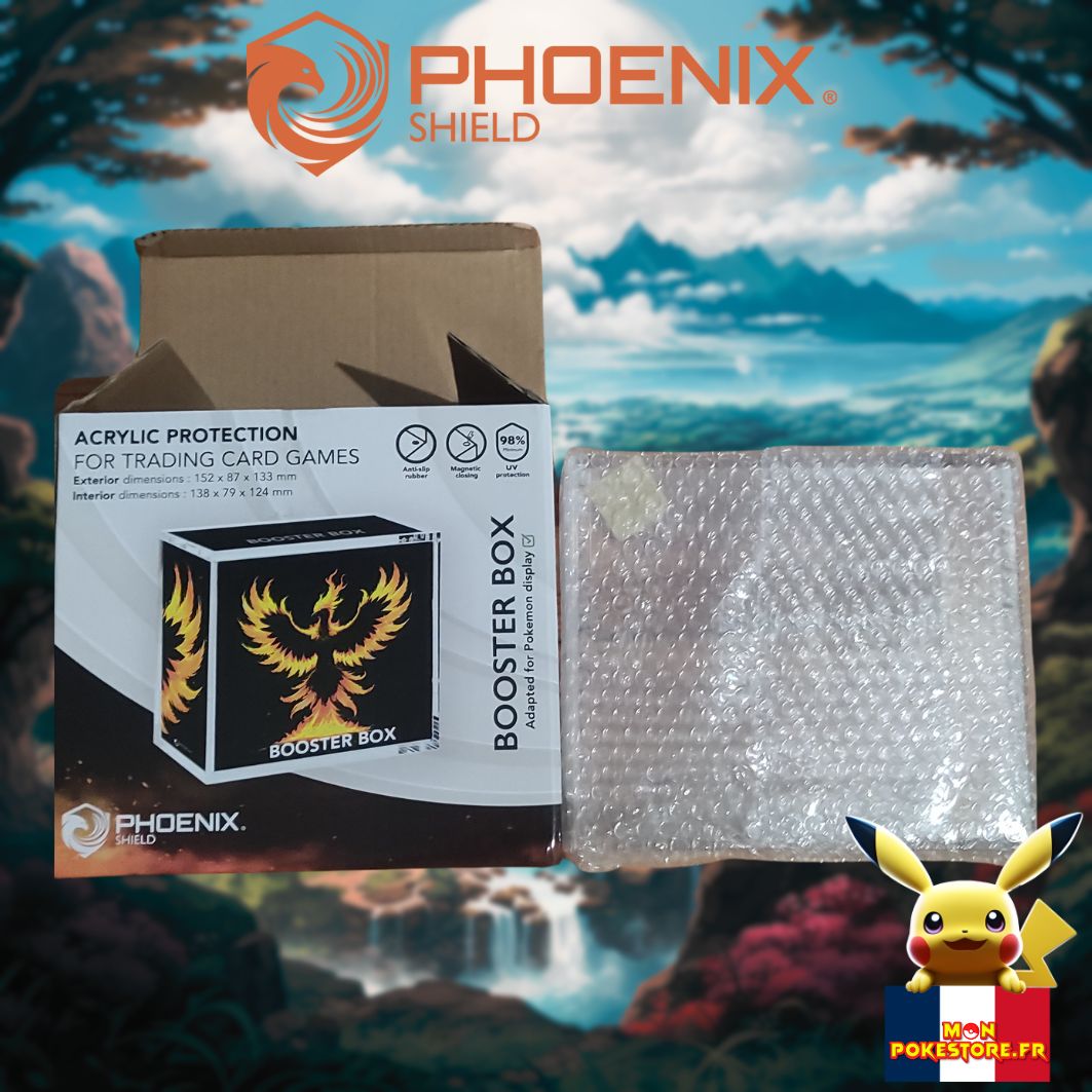 POKEMON - Display - Protection Acrylique Phoenix Shield