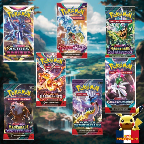 Pokemon Coffret Premium Sagesse Paradoxe boosters