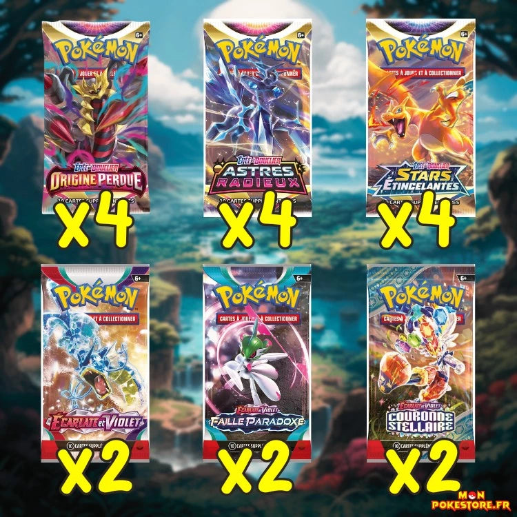 Pokemon Coffret Ultra Premium Terrapagos boosters contenu