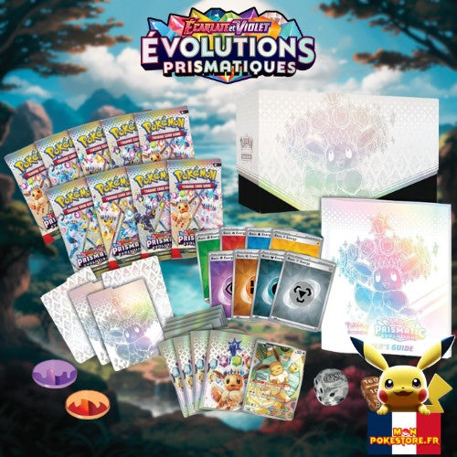 Pokemon ETB EV8.5 Evolutions Prismatiques contenu