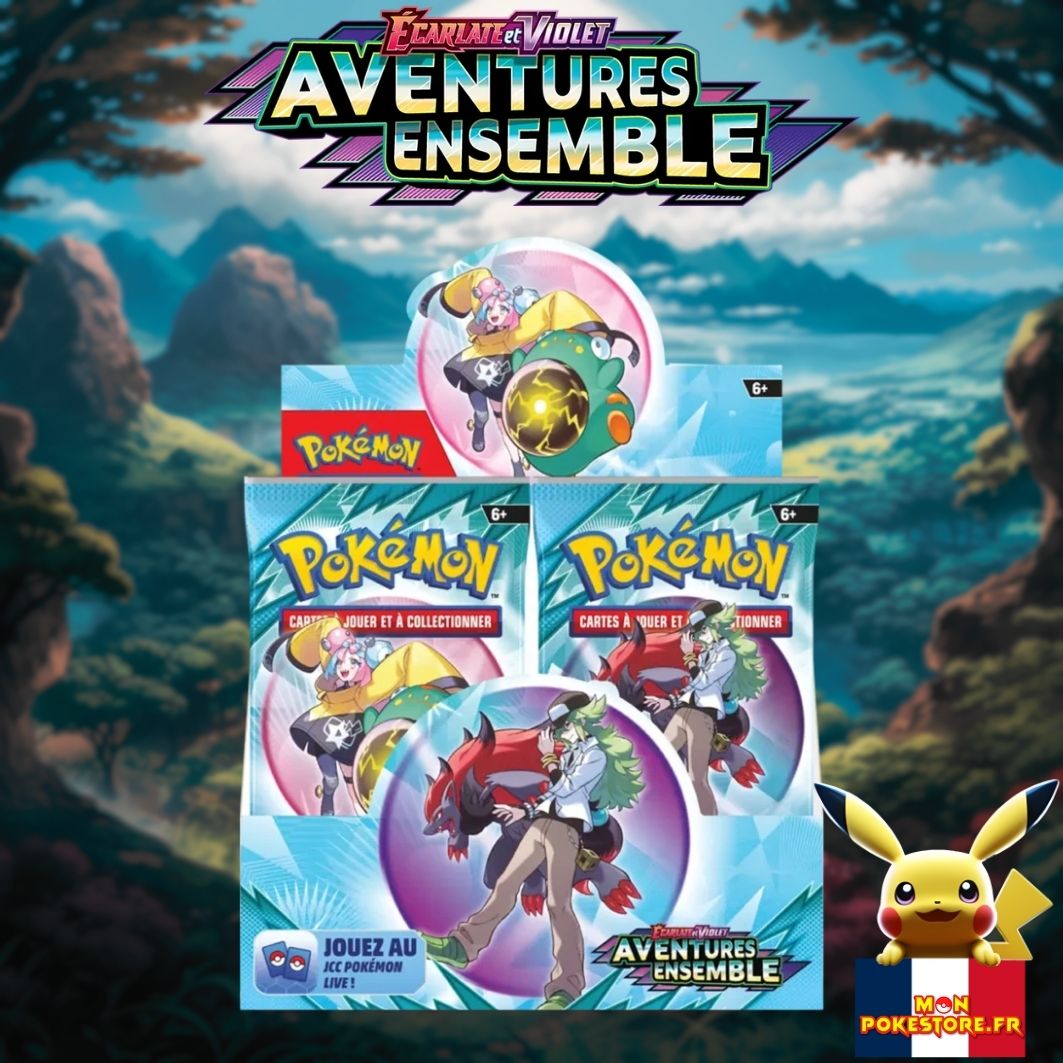 Pokemon EV09 Aventures Ensemble Display