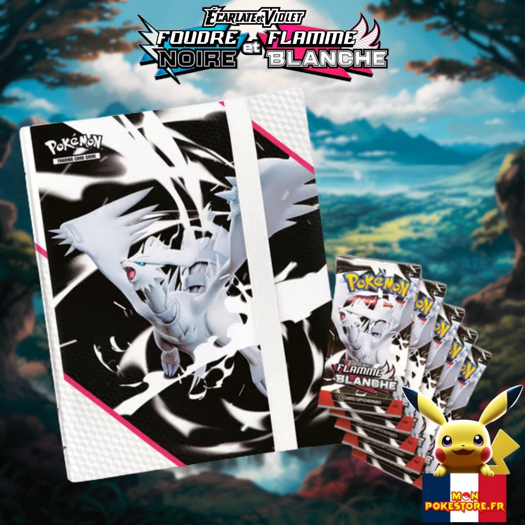 Pokemon EV10.5 Binder Flamme Blanche bindere contenu
