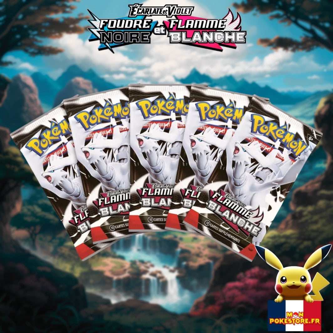 Pokemon EV10.5 Binder Flamme Blanche booster contenu
