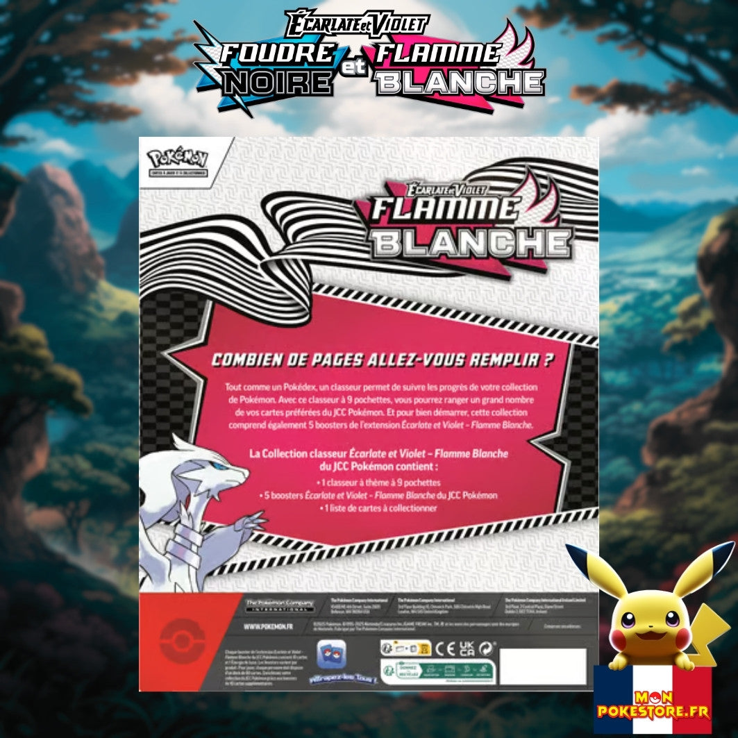 Pokemon EV10.5 Binder Flamme Blanche back