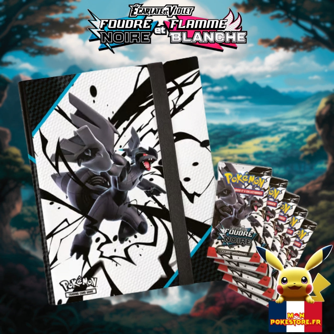 Pokemon EV10.5 Binder Foudre Noir binder contenu