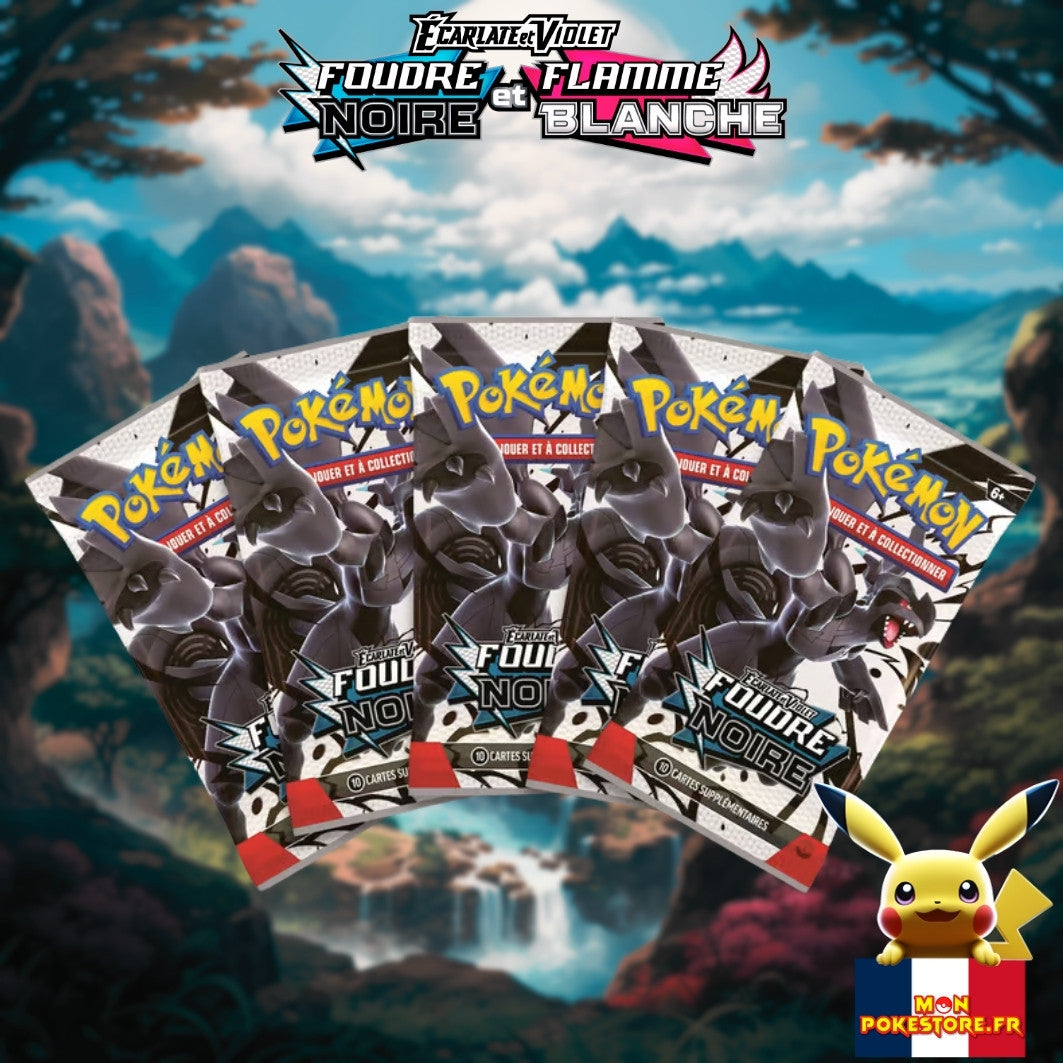 Pokemon EV10.5 Binder Foudre Noir boosters contenu