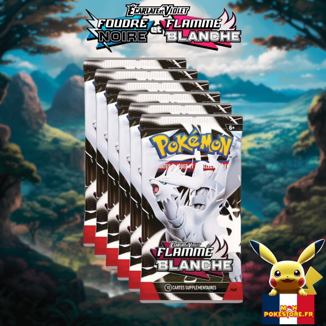 Pokemon EV10 .5 Bundle Flamme Blanche boosters