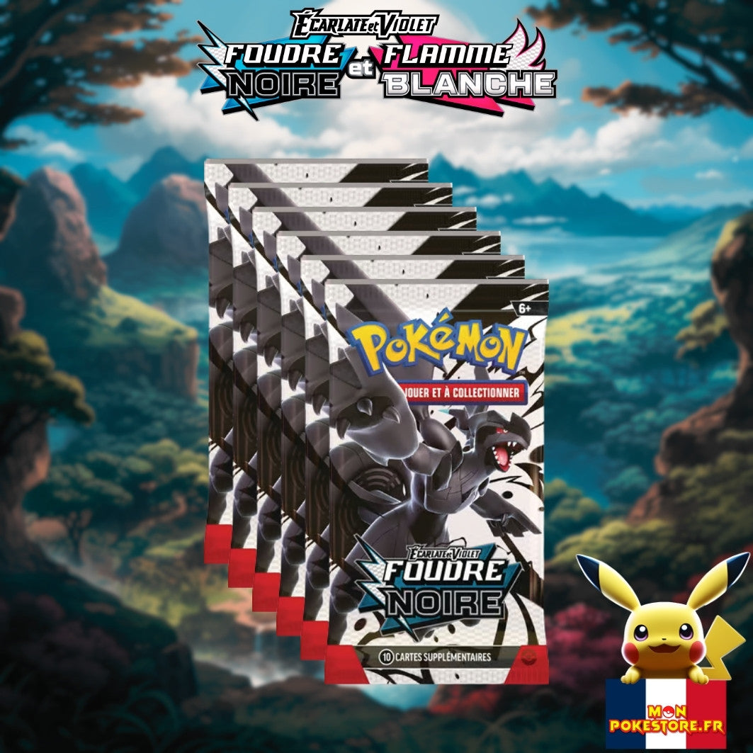 Pokemon EV10 .5 Bundle Foudre Noir boosters