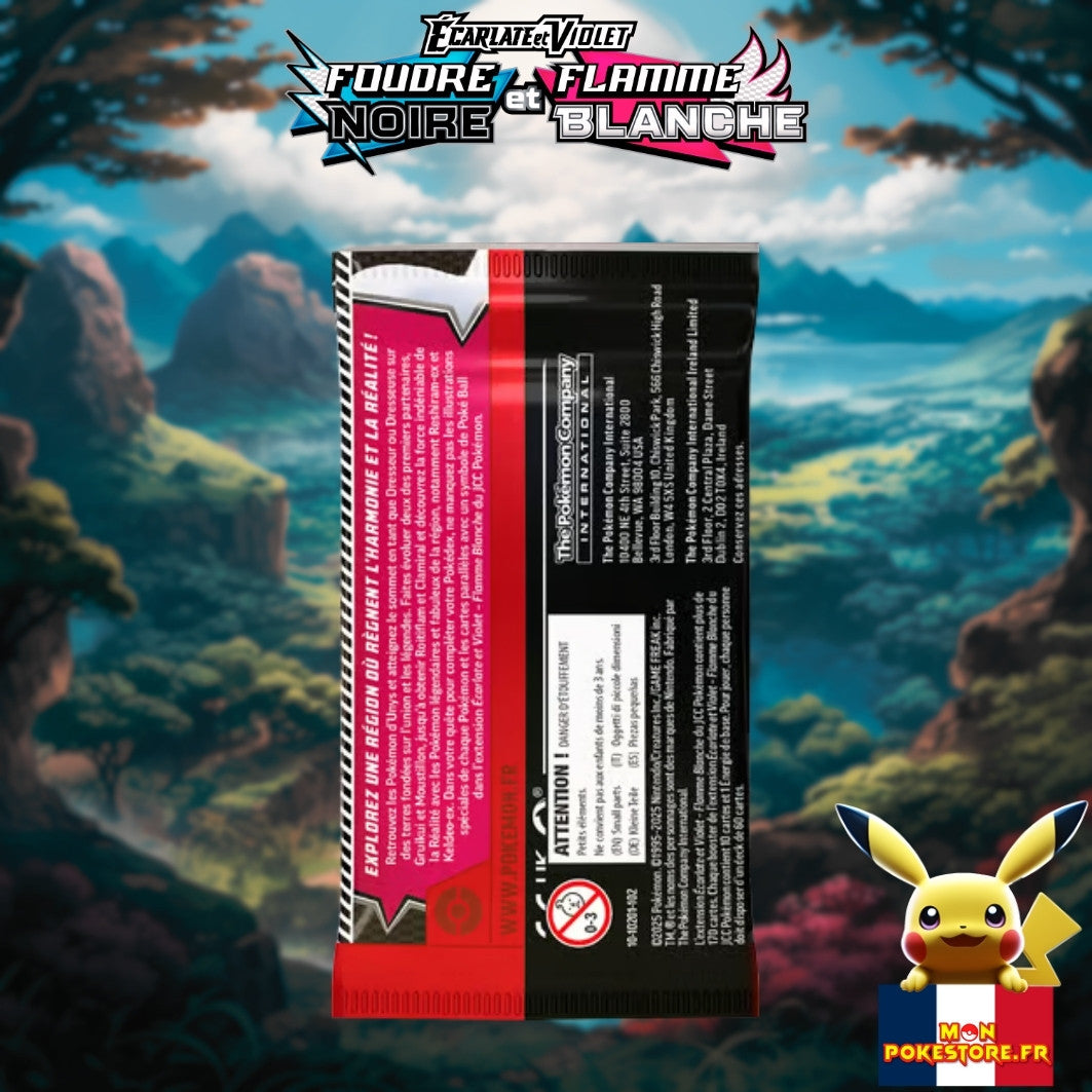 Pokemon EV10 .5 booster Flamme Blanche back