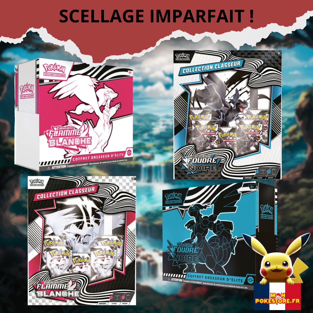 Pokemon EV10.5 Promo lot Foudre Noir et Flamme Blanche