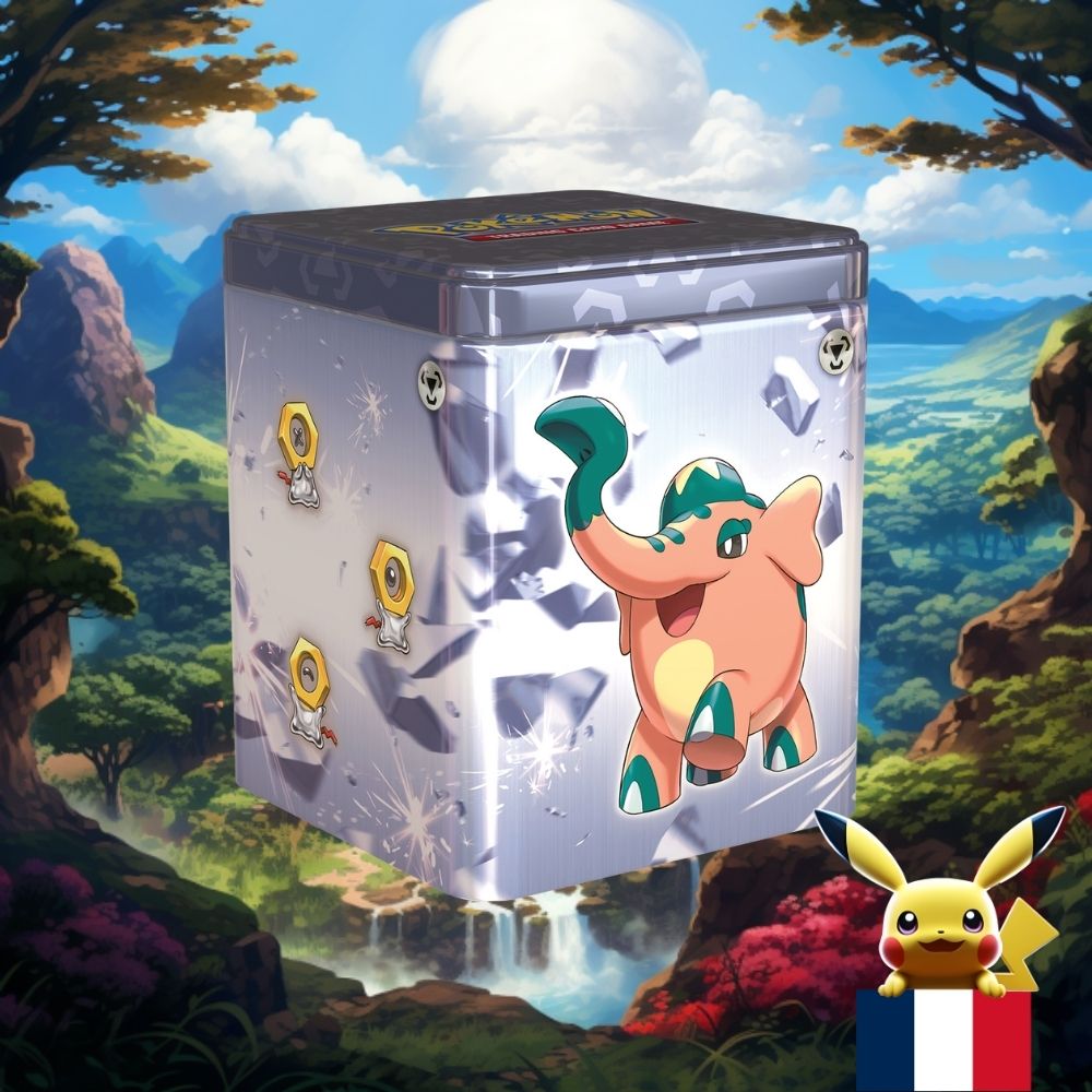 Boite métallique Pokémon Tin Cube EV4.5 Destinées de Paldéa 2024 2