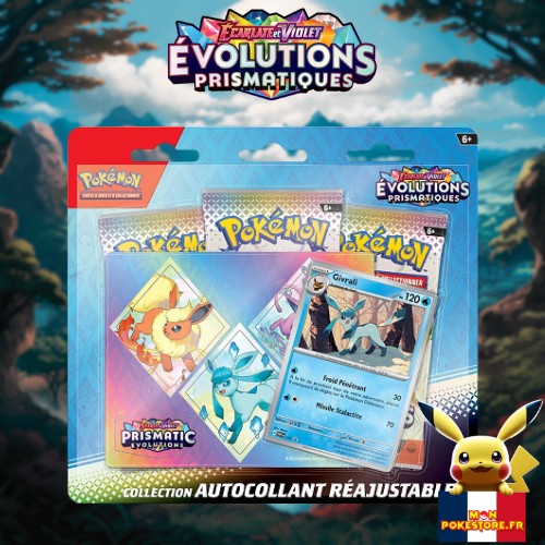Pokemon Tripack EV8.5 Evolutions Prismatiques tripack 2