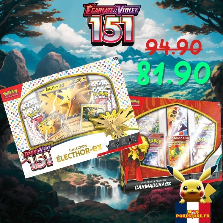 Pokemon offre promotionnelle 151 Electhor carmadura