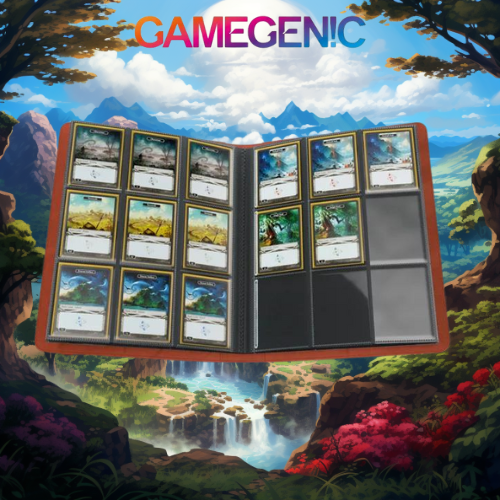 Pokemon EV3.5 Booster 151 avec portfolio gamegenic rouge ouvert