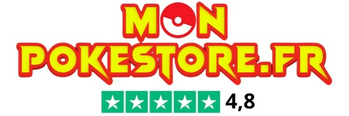 Logo MonPokestore avec trustscore Trust Pilot