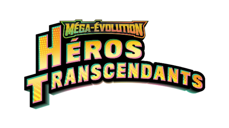 Logo Pokémon JCC Méga-Évolution Héros Transcendants Logo Pokémon JCC Méga-Évolution Héros Transcendants