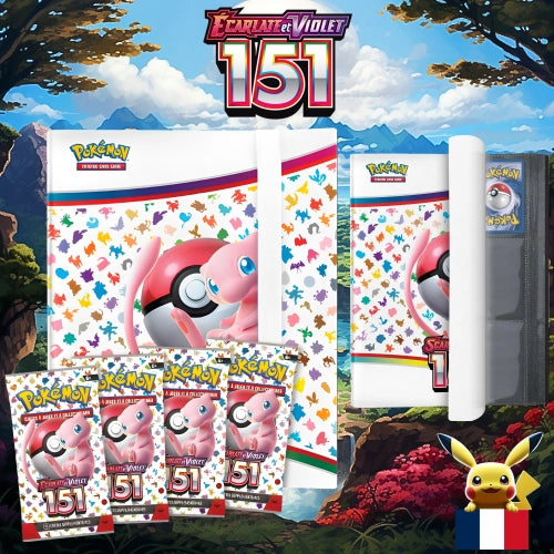 Coffret Classeur Pokemon 151 français Fr EV3.5 album sleeve