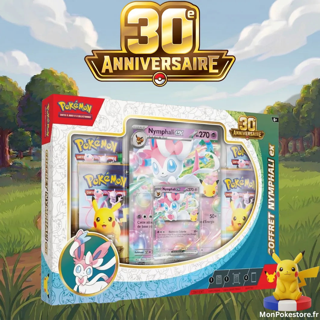 Coffret 30e Anniversaire Nymphali-ex Pokémon – VF