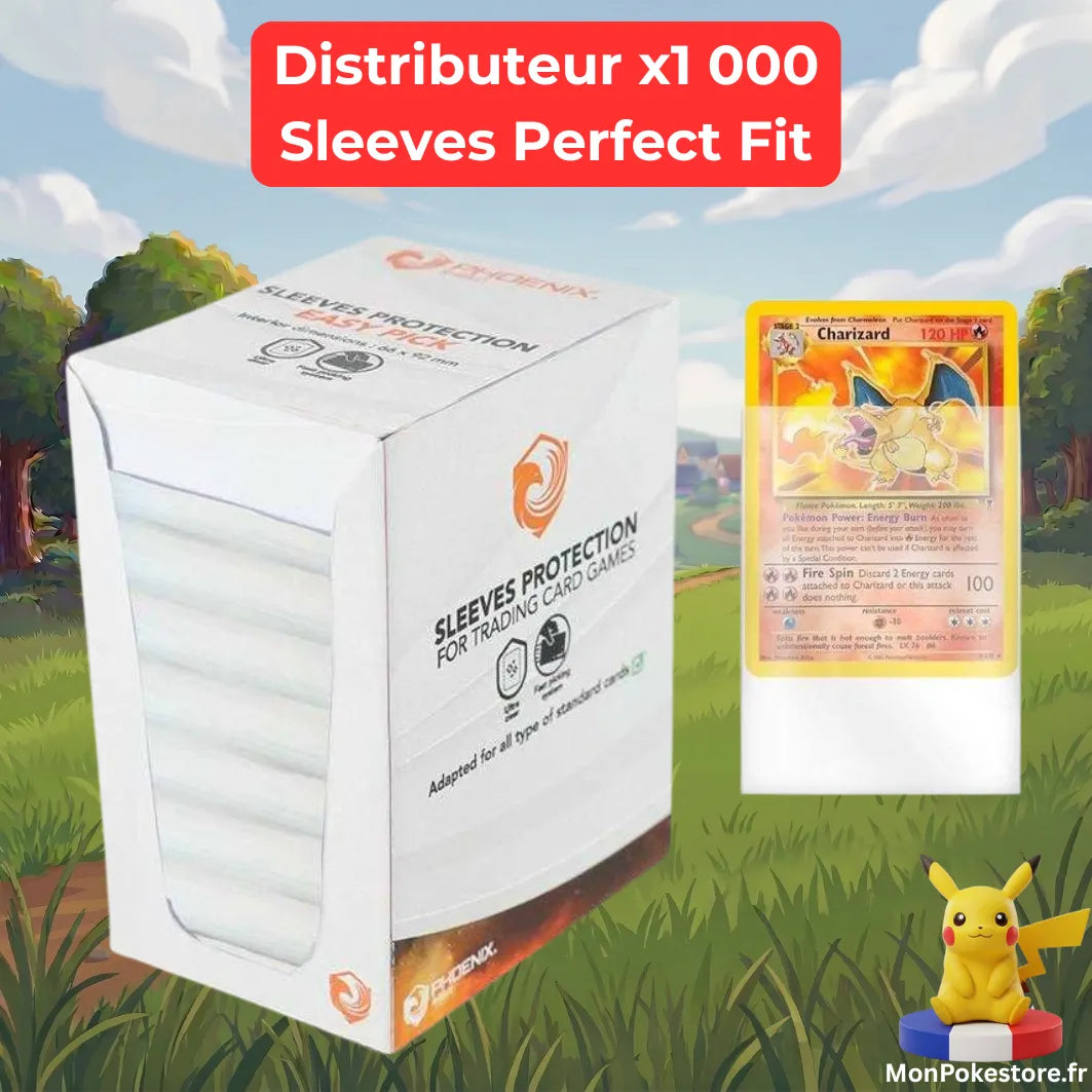 Sleeves Perfect Fit Phoenix Shield (x1000) – Format Standard – Anti-Adhérent