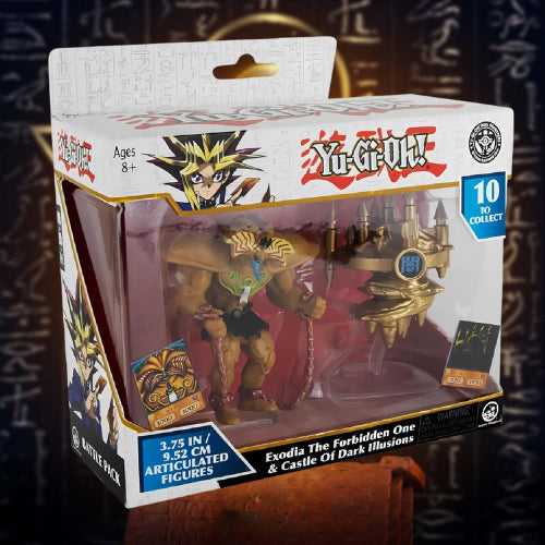 Figurines Exodia+Chateau des illusions sombres 10 cm Yu-Gi-Oh
