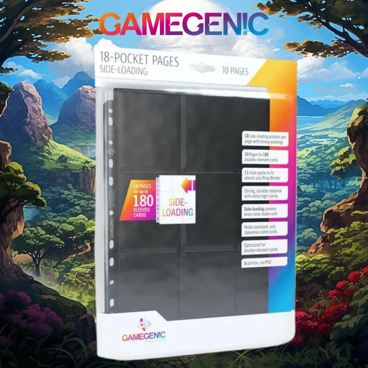 ULTRASONIC 10 pages de 9 cartes - Gamegenic - Noir