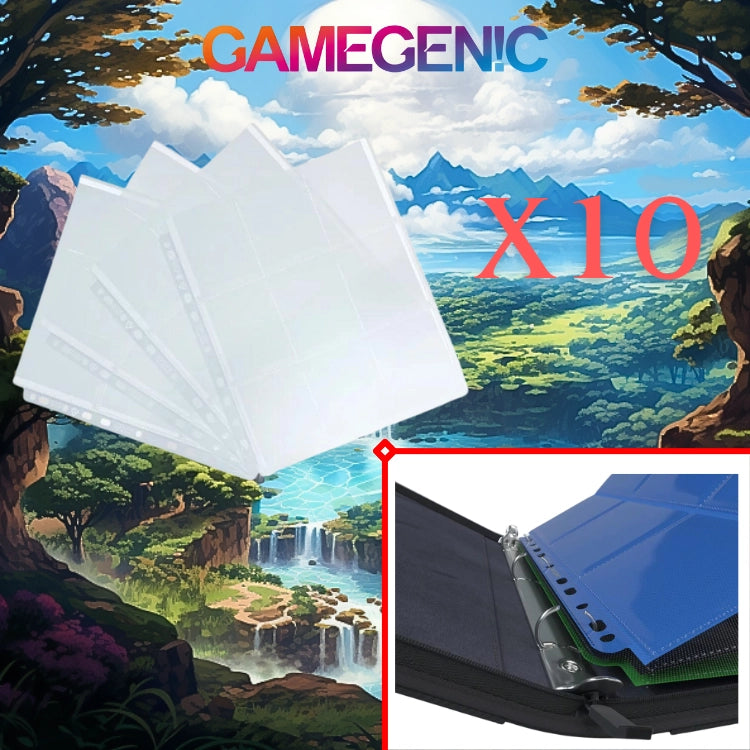 ULTRASONIC 10 pages de 9 cartes - Gamegenic - Transparent