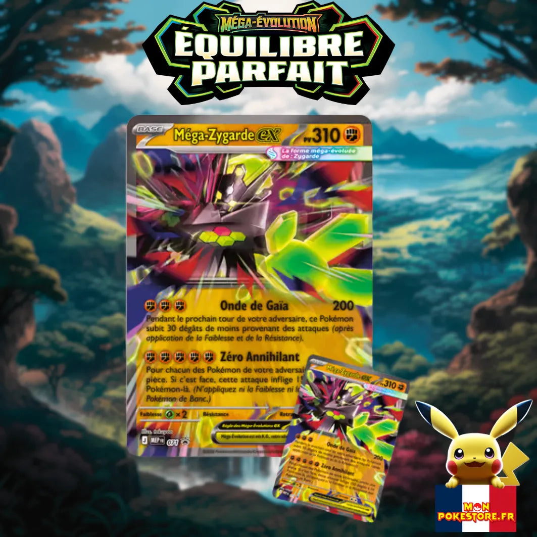 POKEMON Coffret Mega Zygarde Ex ME03 ME02 EV02.5 carte promo