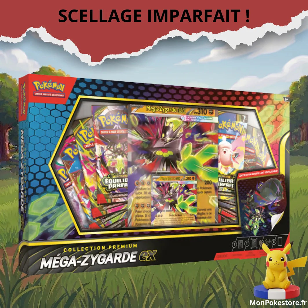 coffret méga-zygarde ex neuf avec scellage imparfait