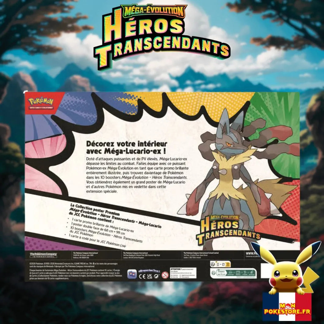POKEMON-Coffret-Poster-Mega-Lucario-ME2-5-Heros-Transcendants4