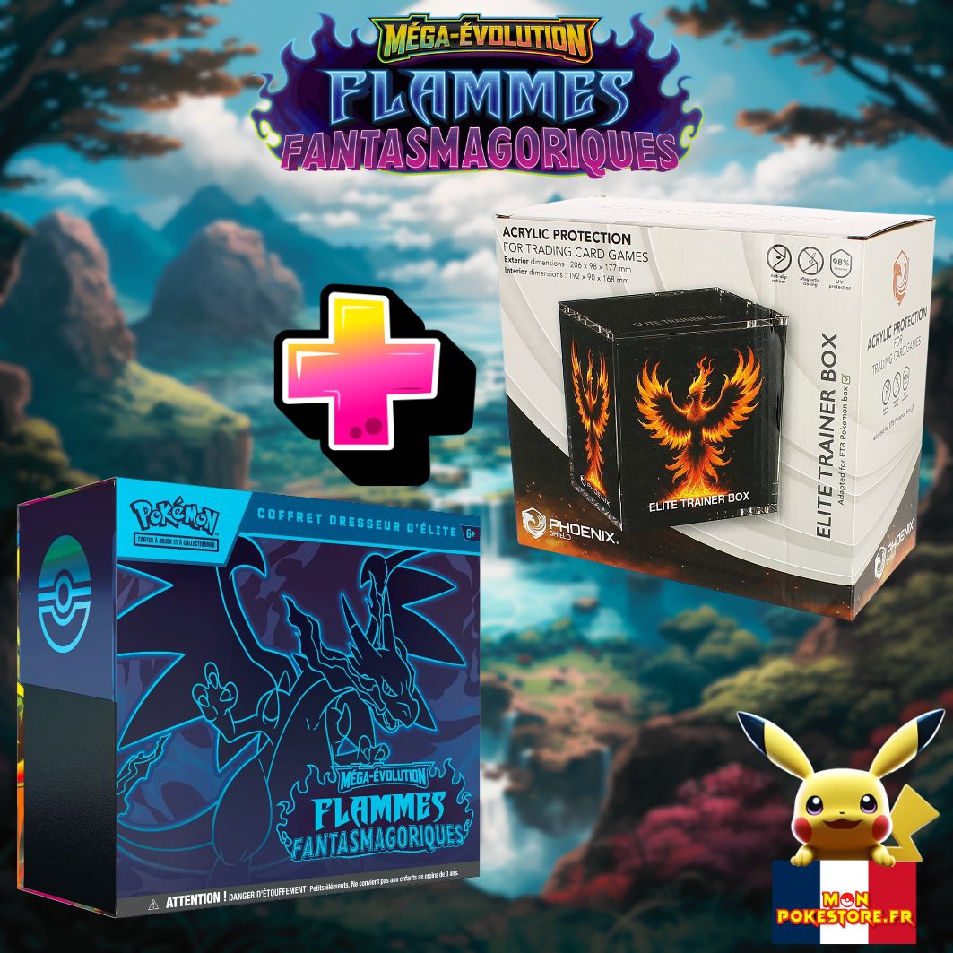 POKEMON - [ME02] - ETB + Protection - Flammes Fantasmagoriques VF