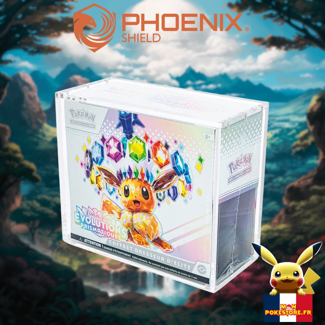 POKEMON - ETB - Protection Acrylique Phoenix Shield