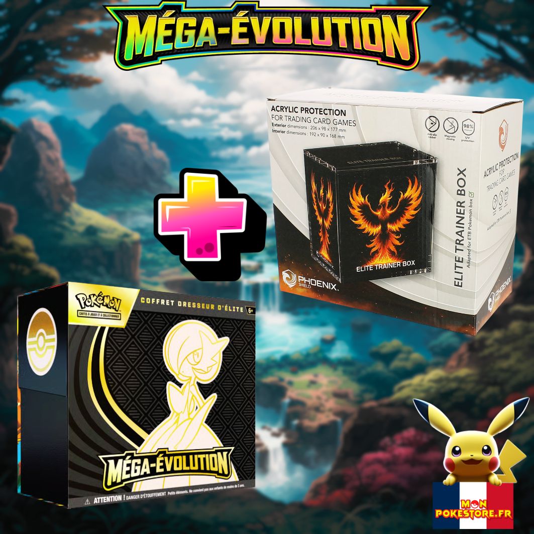 POKEMON - [EV11] - LOT : ETB + Protection Acrylique Phoenix Shield