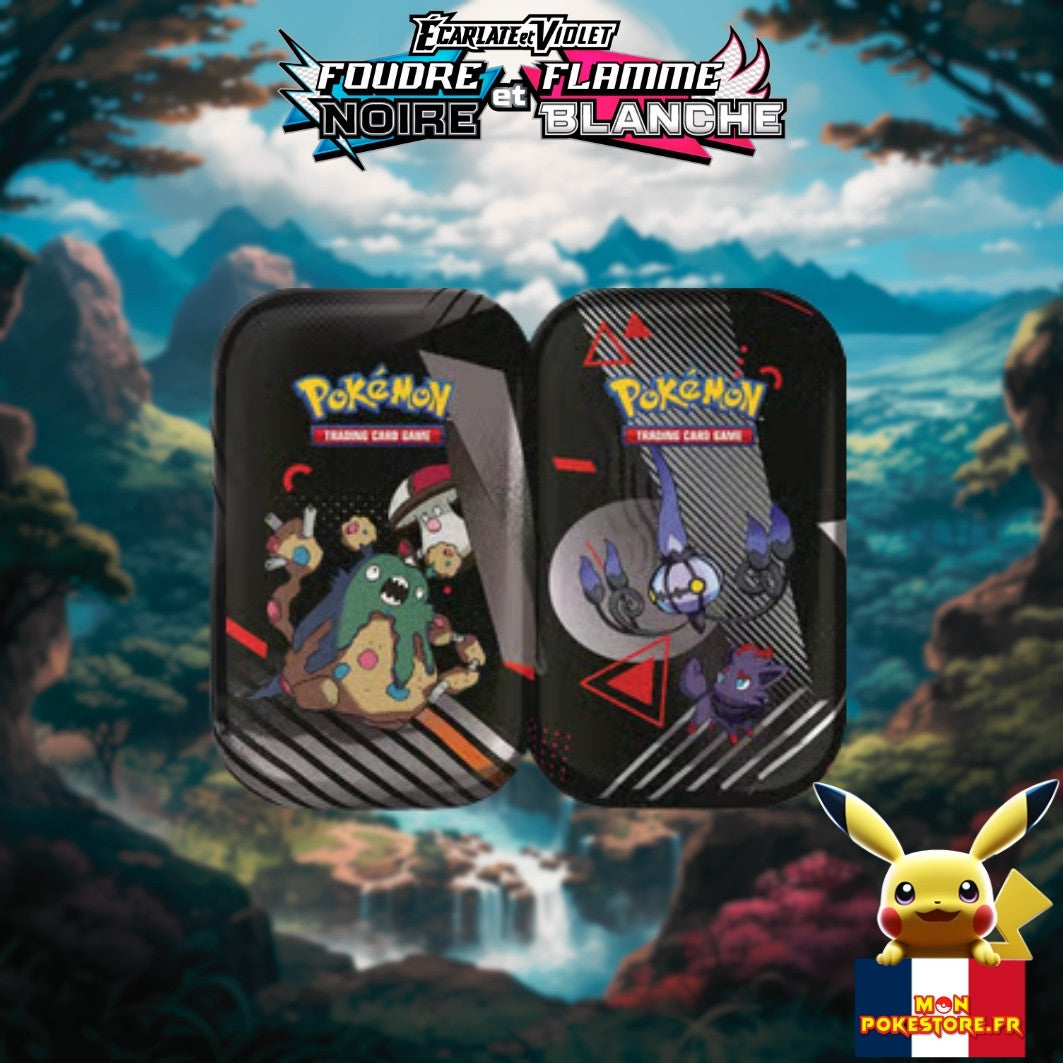 POKEMON Mini tins EV10-5 Flamme Blanche et Foudre Noire 3