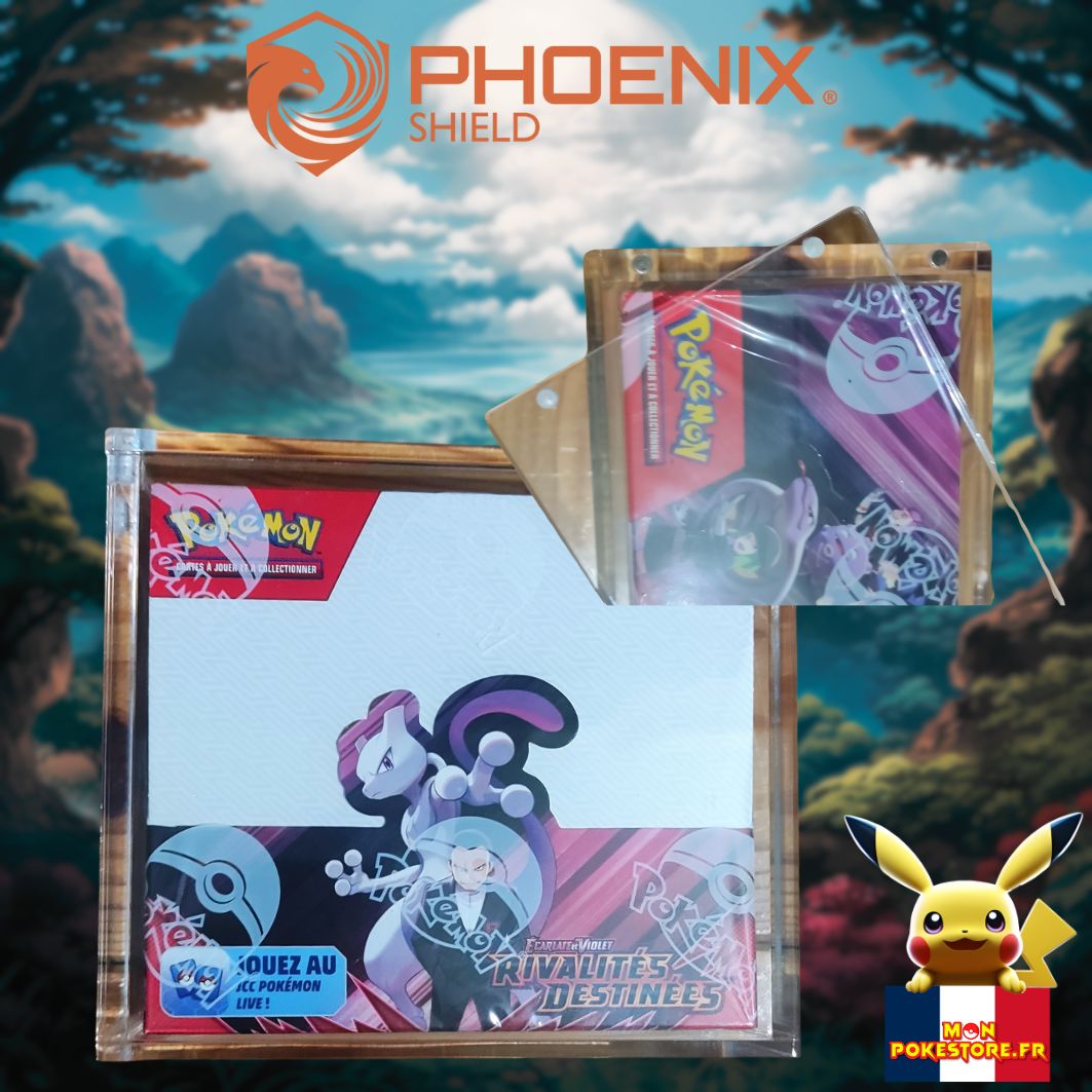 POKEMON - Display - Protection Acrylique Phoenix Shield