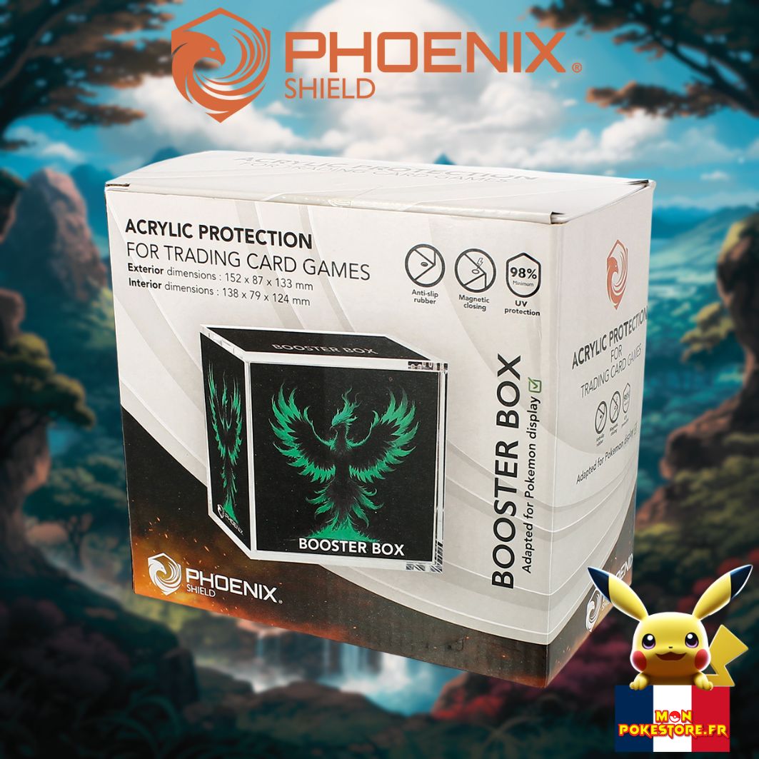 POKEMON - Display - Protection Acrylique Phoenix Shield