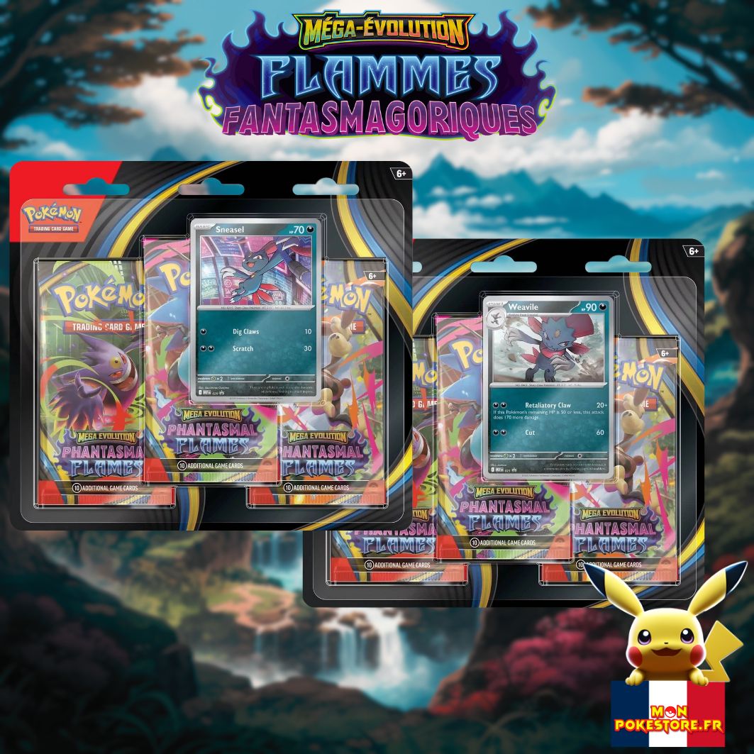 POKEMON - [ME02] - Tripack - Flammes Fantasmagoriques VF