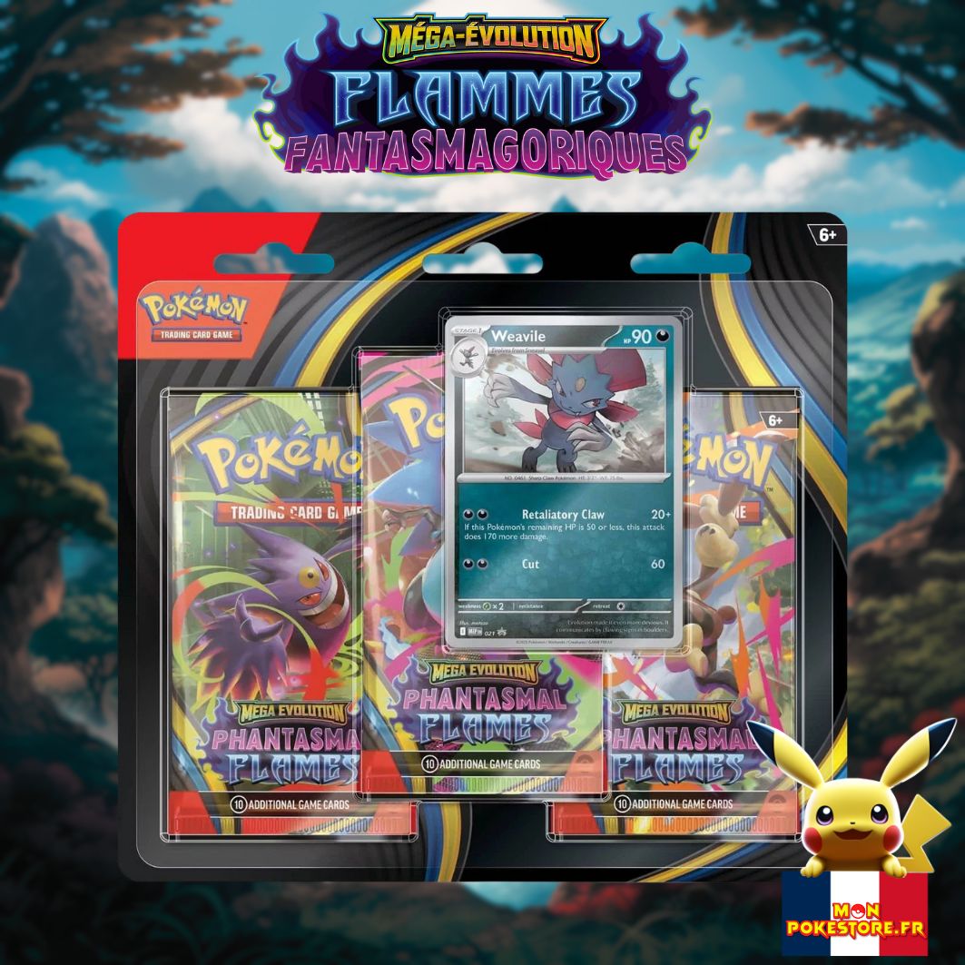 POKEMON - [ME02] - Tripack - Flammes Fantasmagoriques VF
