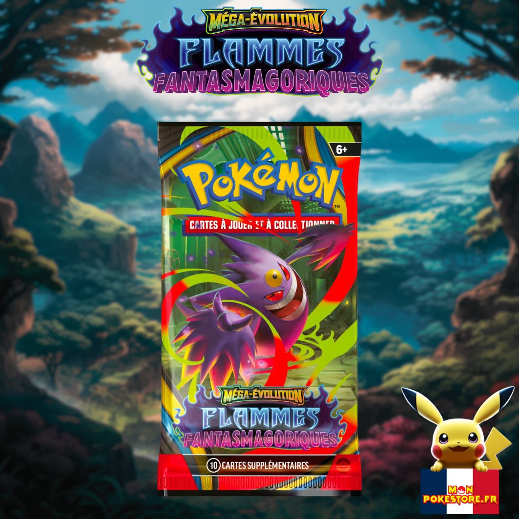 POKEMON booster ME02 Flammes Fantasmagoriques Mega ectoplasma