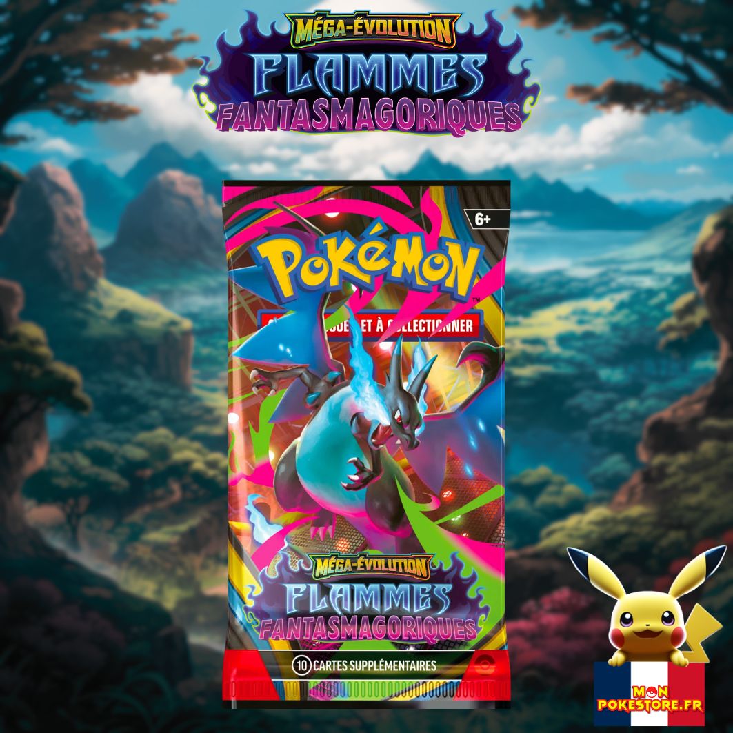 Pokémon TCG: Mega Evolution Phantasmal Flames - 3 Pack Pokémon TCG: Mega Evolution Phantasmal Flames - 3 Pack