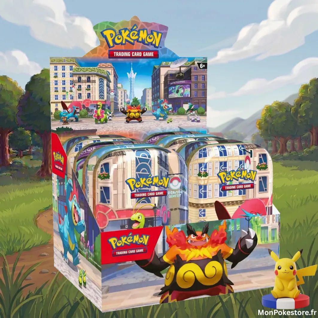 Display Mini Tin Pokémon Illumis (Juin 2026) – Bloc Méga-Évolution – VF