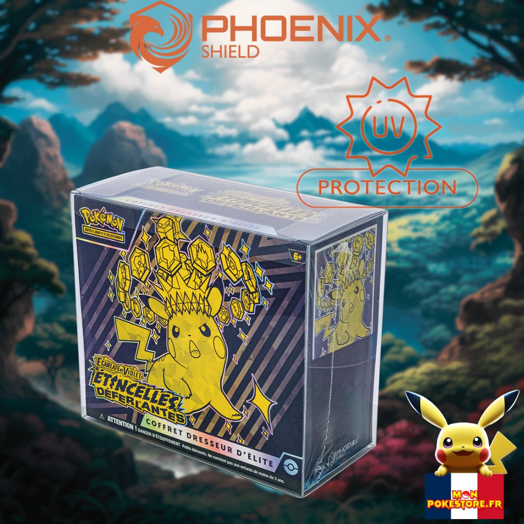Phoenix Shield Protection Acrylique pour POKEBOX Pokémon Phoenix Shield Protection Acrylique pour POKEBOX Pokémon