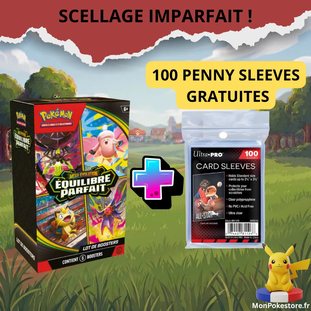 Pokémon JCC – lot Bundle + Sleeve - IMPARFAIT - Équilibre Parfait (ME03) – VF