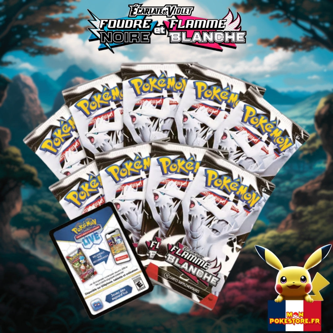 Pokemon ETB EV10.5 Flamme blanche boosters