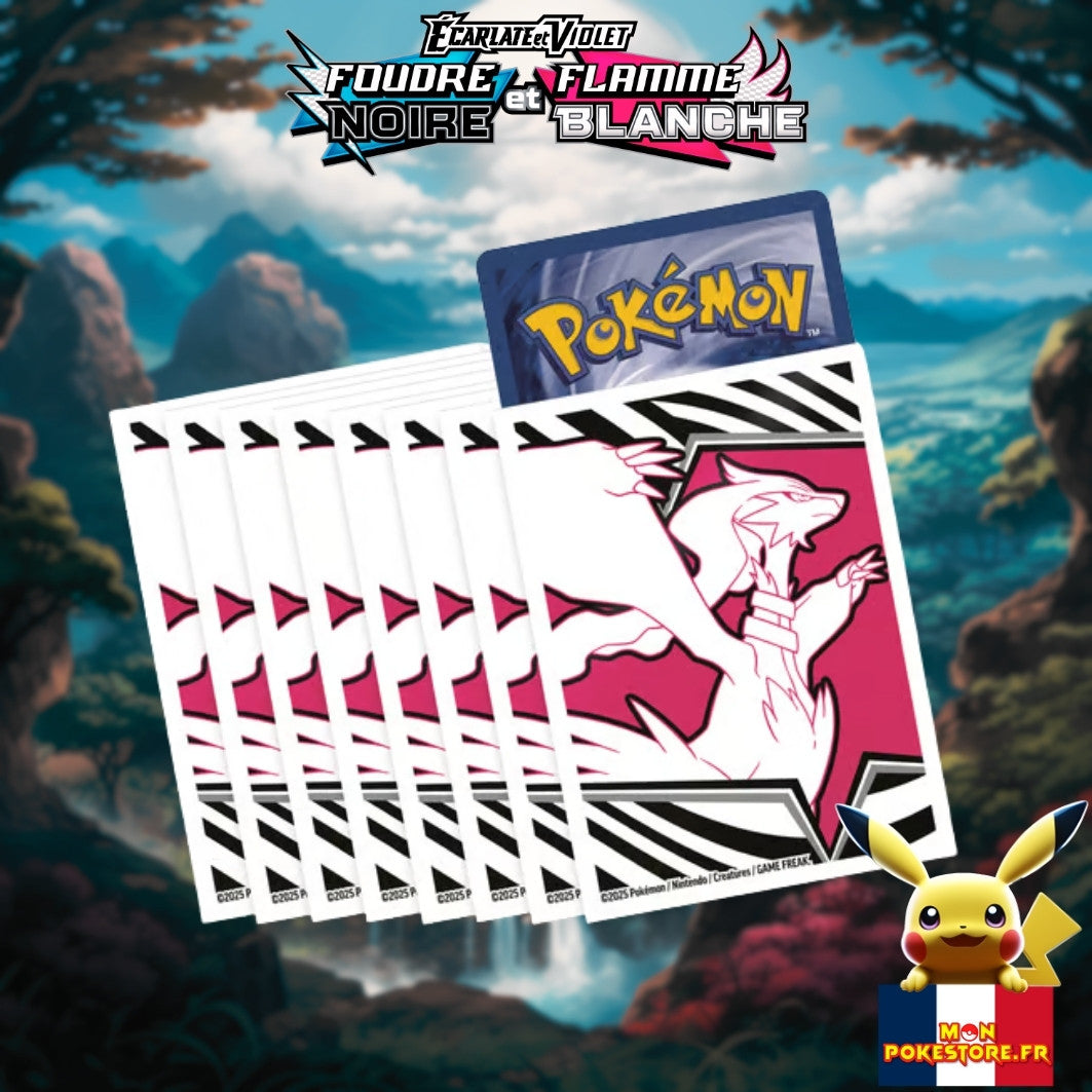 Pokemon ETB EV10.5 Flamme blanche sleeves