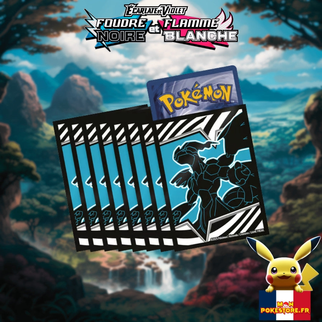 Pokemon ETB EV10.5 Foudre Noir sleeves